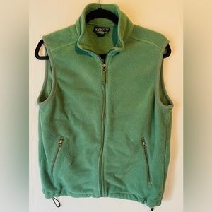 Land’s End | Polartec Fleece Vest | Full Zip | Light Green | Medium